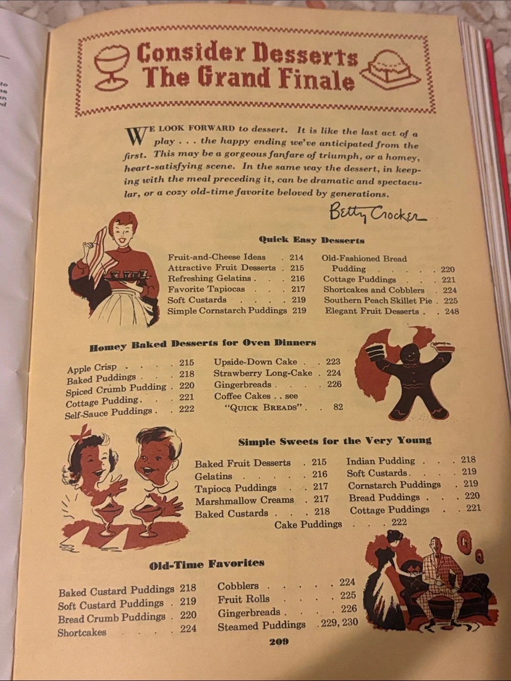 vintage 1950 edition of Betty Crocker's Picture Cook Book.
